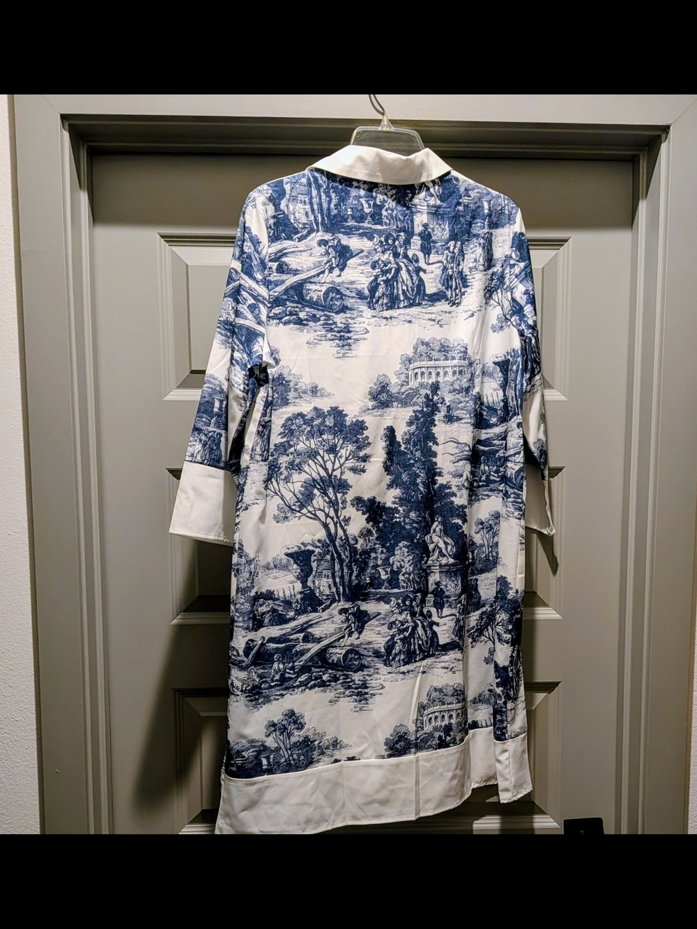 Toile De Jouy Print Mini Dress - Picture 4 of 10